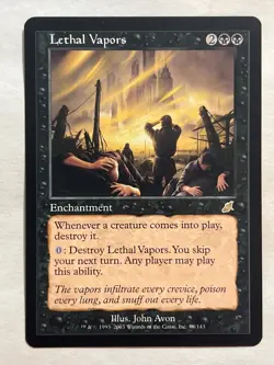 MTG - Lethal Vapors - Scourge - Rare - NM/LP - Magic the Gathering - Image 1