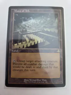mtg, Maze of Ith (Retro Frame) Dominaria Remastered Regular NM - Image 3