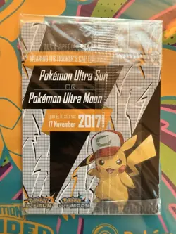 Pokemon Ash’s Pikachu SM108 Black Star Promo Sealed - I Choose You Movie Promo - Image 2