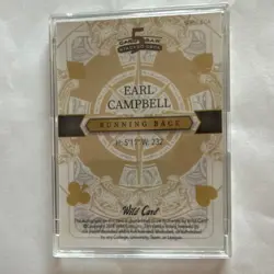 2024 Wild Card 5 Card Draw Earl Campbell Gold mirror 1/1 Auto🔥🔥🔥 - Image 2