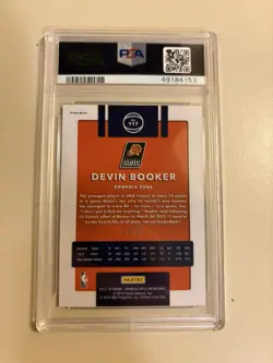 2017 Panini Donruss Optic /10 Psa 10 Devin Booker. Gold Numbered 9/10!! GemMnt10 - Image 2