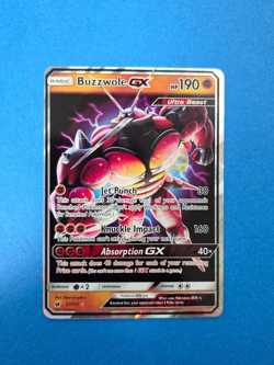 Buzzwole GX 57/111 Crimson Invasion Sun & Moon Ultra Rare Card Pokemon TCG - Image 1
