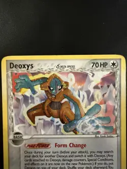 Pokemon TCG Deoxys Delta Species 2/17 Holo Rare 2006 - Image 2