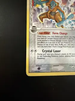 Pokemon TCG Deoxys Delta Species 2/17 Holo Rare 2006 - Image 3
