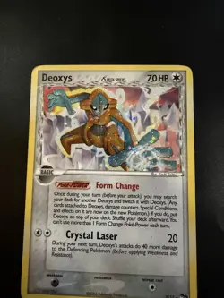 Pokemon TCG Deoxys Delta Species 2/17 Holo Rare 2006 - Image 5