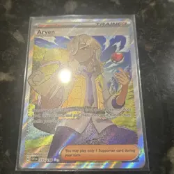 Arven 235/198 Pokemon TCG Scarlet & Violet Base Ultra Rare Full Art Trainer *NM* - Image 2