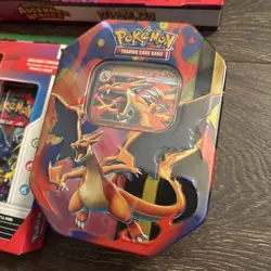 Pokemon Series 1 First Partner & Ascended Heroes Deluxe Pin + Charizard Tin Lot - Image 2