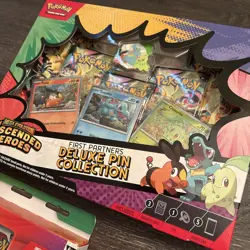 Pokemon Series 1 First Partner & Ascended Heroes Deluxe Pin + Charizard Tin Lot - Image 4