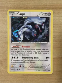 Pokemon TCG Lugia 78/124 Fates Collide Cracked Ice Holo Card Mint Condition - Image 1