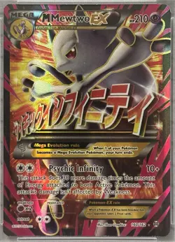 Pokemon 2015 XY Breakthrough M Mewtwo EX 160/162 Full Art PSA 9 - Image 2