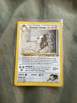 Pokemon TCG Giovanni's Persian 8/132 Gym Challenge Holo Rare - Image 1