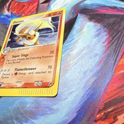 Pokemon Flareon 5/100 EX Sandstorm Holo Rare 80 HP Stage 1 Flamethrower - Image 3