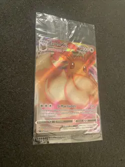 SEALED Eevee VMAX SWSH087 Black Star Promo Full Art Holo Pokemon TCG 2021 NM - Image 2