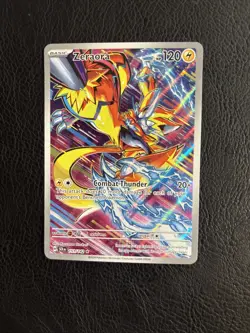 Zeraora - 151/142 - Pokemon Stellar Crown Illustration Rare NM - Image 1