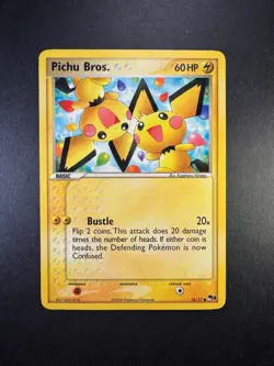 Pokemon 2006 Pop Series 3 16/17 Pichu Bros Non-Holo - Image 1