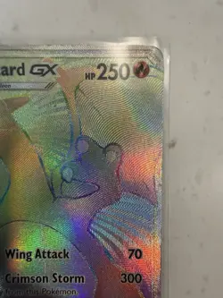 Charizard GX 150/147 LP Rainbow Secret Rare S&M Burning Shadows Pokemon TCG - Image 4