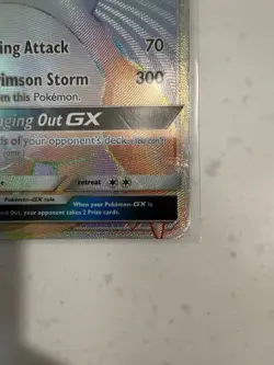 Charizard GX 150/147 LP Rainbow Secret Rare S&M Burning Shadows Pokemon TCG - Image 5