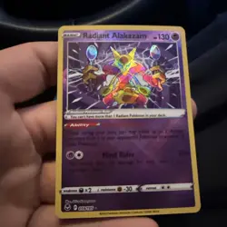 Pokemon Radiant Alakazam Silver Tempest Radiant Rare 59/195 Nm - Image 1