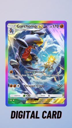 Garchomp EX Rainbow Triumphant Light Pokemon TCG Pocket 2 Star ⭐⭐ (English) - Image 1