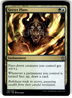 Magic: The Gathering Enchantment Secret Plans Khan Uncommon Regular MTG - Image 1