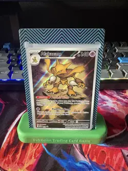 Pokemon TCG Alakazam MEP 009 Promo - NM - Image 1