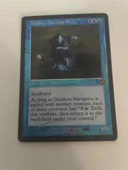 1x Deadeye Navigator (492) - Release Promo Retro Frame MTG Prerelease/Game Day/L - Image 1