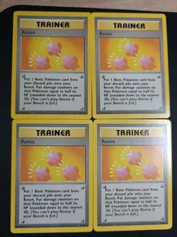 4x Trainer - Revive Pokemon Base Set 89/102 Common - Image 1
