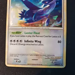 Holo Bleed Latios HGSS11/25 Pokemon TCG HGSS Black Star Promo Cracked Ice NM/LP - Image 2