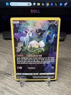 Pokemon Mew Full Art Ultra Rare GG10/GG70 Crown Zenith Galarian Gallery Holo - Image 1