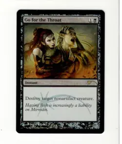 Go for the Throat. FMN 2011. Foil. NM. MTG. Magic the Gathering - Image 1