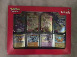 Pokemon 151 4 Tins Box (2 Packs per Tin) - Image 1
