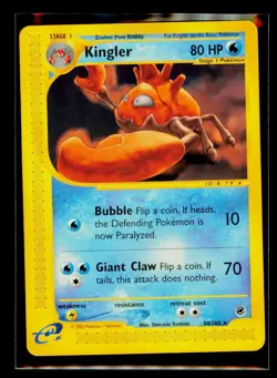 Expedition Base Set - Pokemon TCG - Kingler 50/165 NM - Image 1