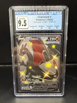 Pokemon Champion’s Path Charizard V 079/073 CGC 9.5 - Image 2