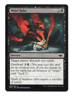 MTG-Mind Rake-Modern Horizons-96-LP-NonFoil - Image 1