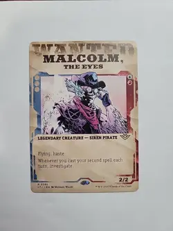 MTG - Malcolm, the Eyes (Showcase) OTJ Regular Rare #0295 - Image 1