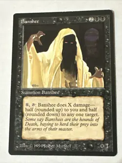 Banshee MTG X1 The Dark Ex Condition See Pics Front/back - Image 1