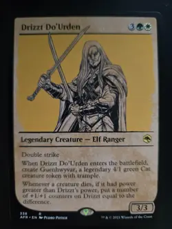 Drizzt Do'Urden NM SHOWCASE Adventures in the Forgotten Realms MTG - Image 1