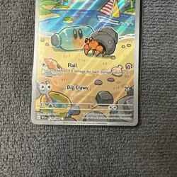 Pokemon Dwebble BLK 129/086 Holo Bug Basic 70 HP Nintendo Pokemon TCG Card - Image 4