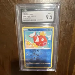 Pokemon Magikarp 039/192 Rebel Clash Reverse Holo CGC 9.5 Graded Card 2020 30 HP - Image 1