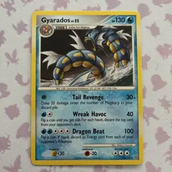 GYARADOS 19/100 - LP- STORMFRONT ENGLISH POKEMON CARD - Image 1