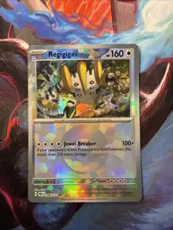 Regigigas 086/131 (Poke Ball) Reverse Holo Prismatic Evolutions Pokemon Card NM - Image 1