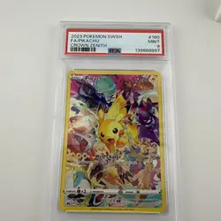 Pokemon Pikachu TCG Crown Zenith Holo Full Art Secret Rare Card PSA 9, 160/159 - Image 1