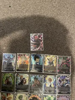 Dragon Ball Super Fusion World FB09 FB08 Etc SR Lot Of 30 NM + 75 Masters Cards - Image 3