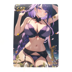 Goddess Story - Star Dream Desire - Raiden Shogun SSR-018 Waifu Card - Image 1