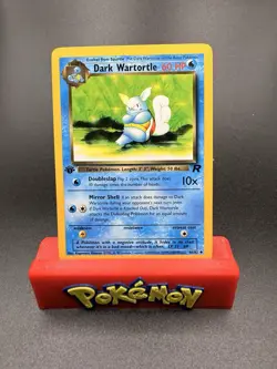 Dark WARTORTLE 46/82 - 1ST EDITION - TEAM ROCKET - VINTAGE Pokemon CARD - NM/LP - Image 1