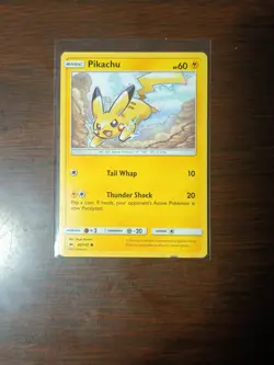 Pikachu -tail Whap-thundrr Shock - Pokemon Card - Image 1