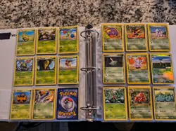 pokemon card binder collection ~500 cards lots of early cards. - Image 3