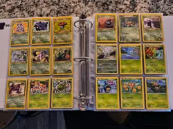 pokemon card binder collection ~500 cards lots of early cards. - Image 4
