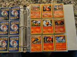 pokemon card binder collection ~500 cards lots of early cards. - Image 5