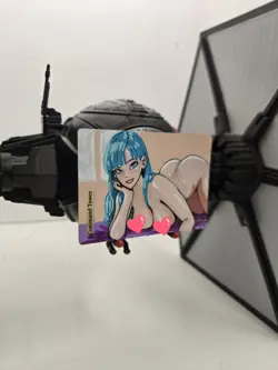 MTG, Command Tower, Bulma,Dragon Ball, Waifu, Alter Hand Painted by BAZAYO 18+ - Image 2